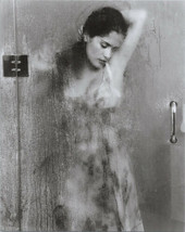 Salma Hayek sexy pose taking a shower in low cut dress 8x10 photo - £7.32 GBP