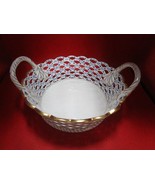 Andrea By Sadek Ceramic basket two handles 4 x 9&quot; - $87.40 CAD