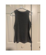 Tank Top Sleeveless Basic Casual Everyday Top Gray Medium - $16.28 CAD