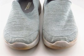Skechers Goga Max Walking Shoes Gray Fabric Women 7.5 Medium - £13.45 GBP