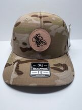 Shot Show 2026 Richardson Brown Mesh Camouflage Skull Chainsaw Hat Cap - $22.76