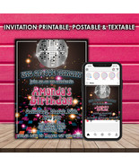 70&#39;s Disco Invitation &amp; Social Media Post Template - Editable in Photoshop - $11.99