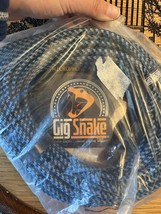 GIGSNAKE 25 ft foot  3pin XLR male to female M/F shielded mic microphone... - $369.07 MXN