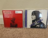 Lot de 2 CD Justin Bieber : Changes (ex-bibliothèque), Never Say Never R... - £6.68 GBP