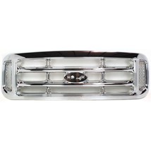 Grille For 99-2004 Ford F-250 Super Duty F-350 Super Duty Chrome Plastic - $167.35