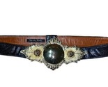 ALEXIS KIRK COUTURE Belt 80s Luxury Extravagant 33&quot; Vintage Designer Hug... - £113.64 GBP