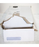 Case of 500 #10 Security ~ Tinted Left Window White Legal Peel &amp; Seal En... - €17,34 EUR