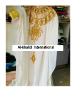 Ramadan Dubai White Kaftan Special Girl Georgette Moroccan Wedding Kid D... - £48.15 GBP