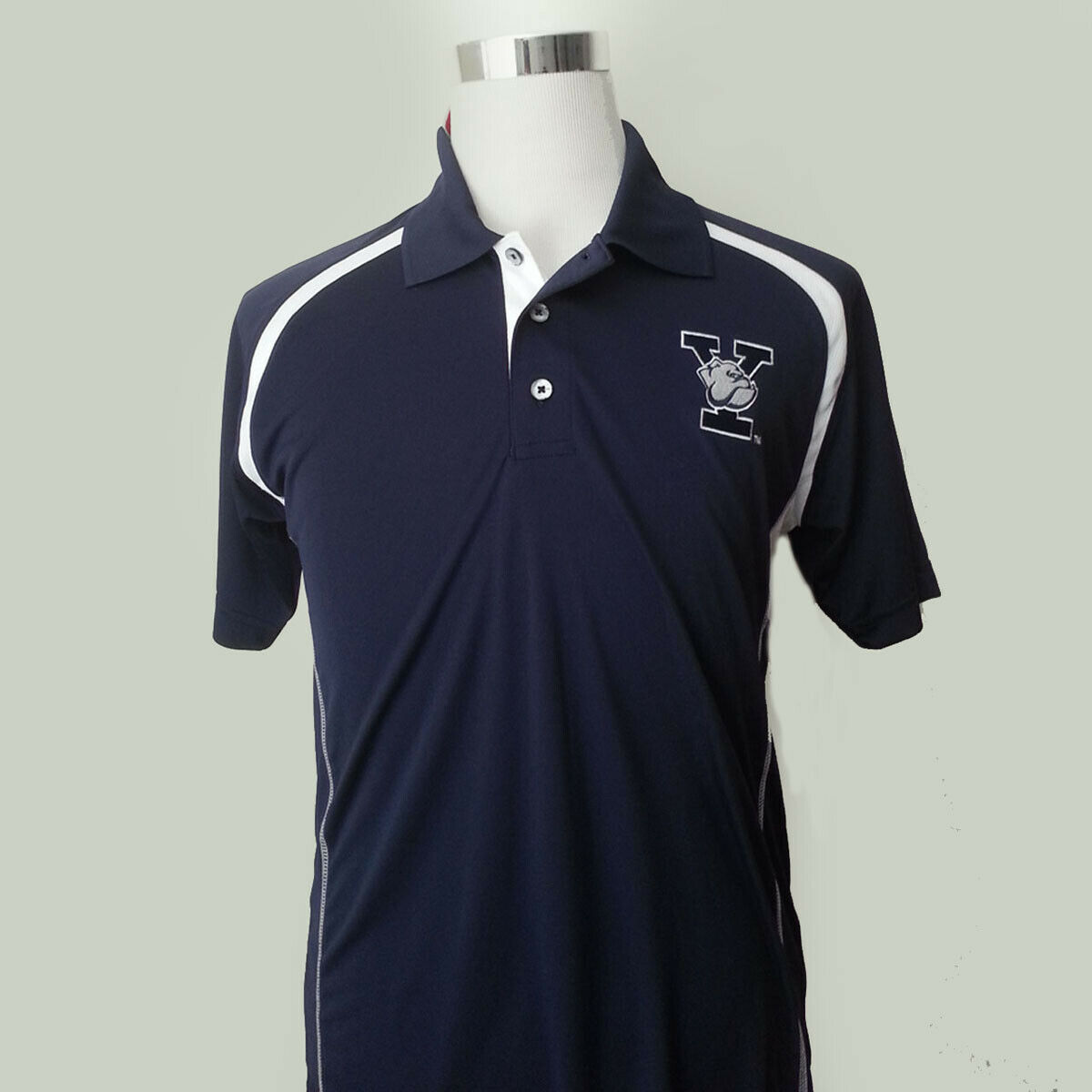 Primary image for Yale University Bulldogs Men Polo Shirt Size 2XL Navy Blue by Champion Elite