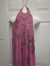 Sean Collection pink Sequins Lined Evening Gown Dress Wedding Formal XSmall - £94.18 GBP