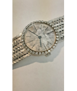 Piaget Vintage   Rare Manual 18K White gold  diamond ladies Watch 24mm - $8,613.00