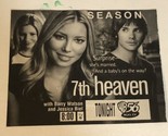 7th Heaven Tv Guide Print Ad Jessica Biel Barry Watson Beverly Mitchell ... - $5.93