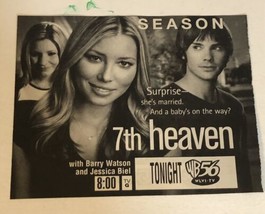 7th Heaven Tv Guide Print Ad Jessica Biel Barry Watson Beverly Mitchell TPA12 - £4.67 GBP
