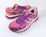 ASICS  Gel Kayano 20 Anniv Running Shoe Womens Size 5 Pink Purple T3N7N - £21.67 GBP