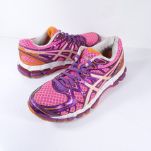 ASICS  Gel Kayano 20 Anniv Running Shoe Womens Size 5 Pink Purple T3N7N - £21.32 GBP