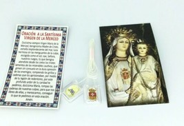 Scapular Our Lady of Mercy La Merced White Scapular Molded Catholic Mary... - £9.46 GBP