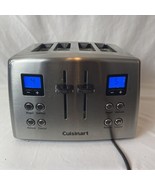 Cuisinart CPT-435 4-Slice Electric Bread Bagel Defrost Stainless Steel Toaster - $23.33