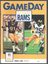 Cleveland Browns vs Los Angeles Ram Football Program-12/2/90 - £39.59 GBP