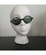 VINTAGE Circa Round Black Glasses Sun Reading Retro Plastic Frames +2.25 - $71.25