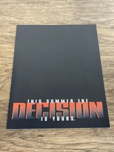 Executive Decision Original Press Kit Sheet Video Store Promo Kurt Russe... - $11.18
