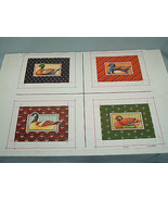 1985 the creative circle vintage craft kit no 1778 decoy ducks fabric pi... - $19.75