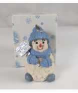 1998 Encore Snow Buddies Power With Noel Sign #94117 Figurine With Box - $221.44 MXN