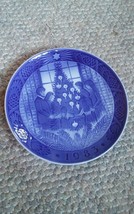 Royal Copenhagen 1983 Christmas Plate Merry CHRISTMAS - $12.99
