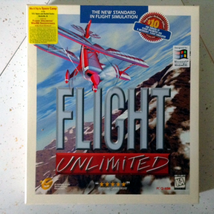 Flight Unlimited Aerobatic Airplane Flight Simulator PC Big Box Complete CIB - £15.70 GBP