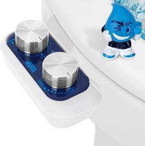 Bidet - Dual Self Cleaning Nozzles, Front &amp; Rear Cleaning,, American Owned - £50.92 GBP