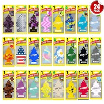 Little Trees Assorted Air Freshener Car Home Office Hanging Scent Perfume X24 - $28.04