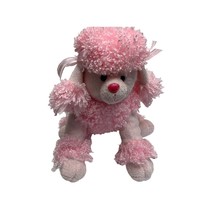 Aurora Plush Pink Poodle Dog Stuffed Animal Toy Spaghetti 11 in Length - £19.53 GBP
