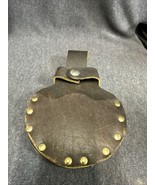 Handmade Leather Cutting Round Head Knife Belt Sheath - $14.85