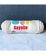 Vintage Kmart Sayelle Orlon Acrylic 4 Ply Worsted Yarn - 1 Skein Bone #1003 - $123.02 MXN