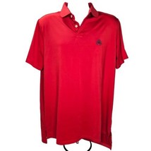 RLX Ralph Lauren Erin Hills Golf Polo Shirt Mens L Red Performance Stretch Sport - £17.12 GBP