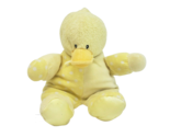 9&quot; GUND BABY YELLOW DOTTIE DOTS DUCK 58241 STUFFED ANIMAL PLUSH TOY RATT... - £37.32 GBP