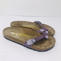 Birkenstock Sandals Women&#39;s Size 38 / 7 Toe Loop Buckle Strap Shoes Mayari - £35.42 GBP