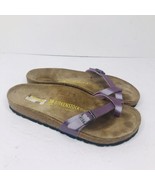 Birkenstock Sandals Women&#39;s Size 38 / 7 Toe Loop Buckle Strap Shoes Mayari - £35.61 GBP