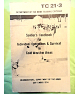 1974 VIETNAM WAR SOLDIERS HANDBOOK FOR OPERATIONS AND SURVIVAL IN COLD W... - $23.75