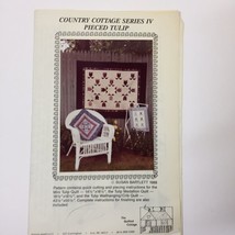 Pieced Tulip Quilt Pattern Country Cottage Series 4 Susan Bartlett - £10.08 GBP