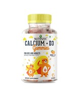 Nutrazee Calcium+Vitamin D3 Gummies Supplement For Kids &amp; Adults, 45 Gum... - £16.17 GBP