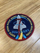 NASA Discovery 7 Patch Space Program Glenn Mukai Duoue Brown Lindsey KG JD - £7.91 GBP