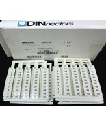 NEW BOX OF DINNECTORS DN-L50 PRINTED (1-50) 6MM MARKING TAGS 1 BOX = 340... - £23.61 GBP