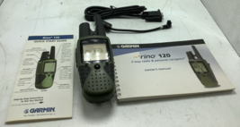 Garmin Rino 120 Handheld Hiking GPS Navigator 2Way Radio Belt Clip Manua... - $69.99