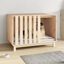 Dog House 100x70x72 cm Solid Wood Pine - £125.05 GBP