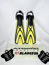 Atomic Aquatics Blade Fins Large Yellow - $69.25