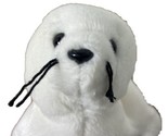 Ty Beanie Babies Seamore White Seal Beanbag Plush Stuffed Animal 1993 - £6.16 GBP