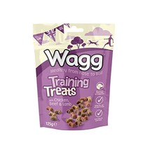 Wagg Training Treats With Chicken, Beef and Lamb 125 g (Pack of 7)  - £16.98 GBP