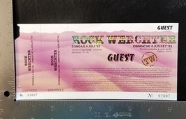 Metallica - Vintage Jul 4 1993 Werchter, Belgium Mint Minus Whole Concert Ticket - £23.98 GBP