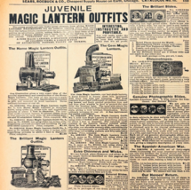1969 Magic Lantern Outfits 1901 Repro Advertisement Sears Movie Projecto... - $28.07 CAD
