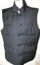 New  XXL Mens Very Nice Vest Michael Kors Dark Gray Jacket Warm Faux Suede Trim  - £276.13 GBP